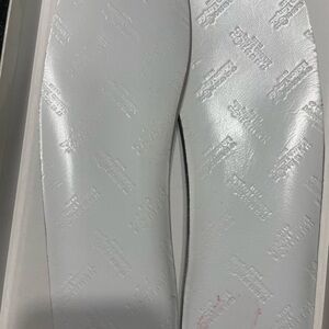 White Embossed Sole Shoes